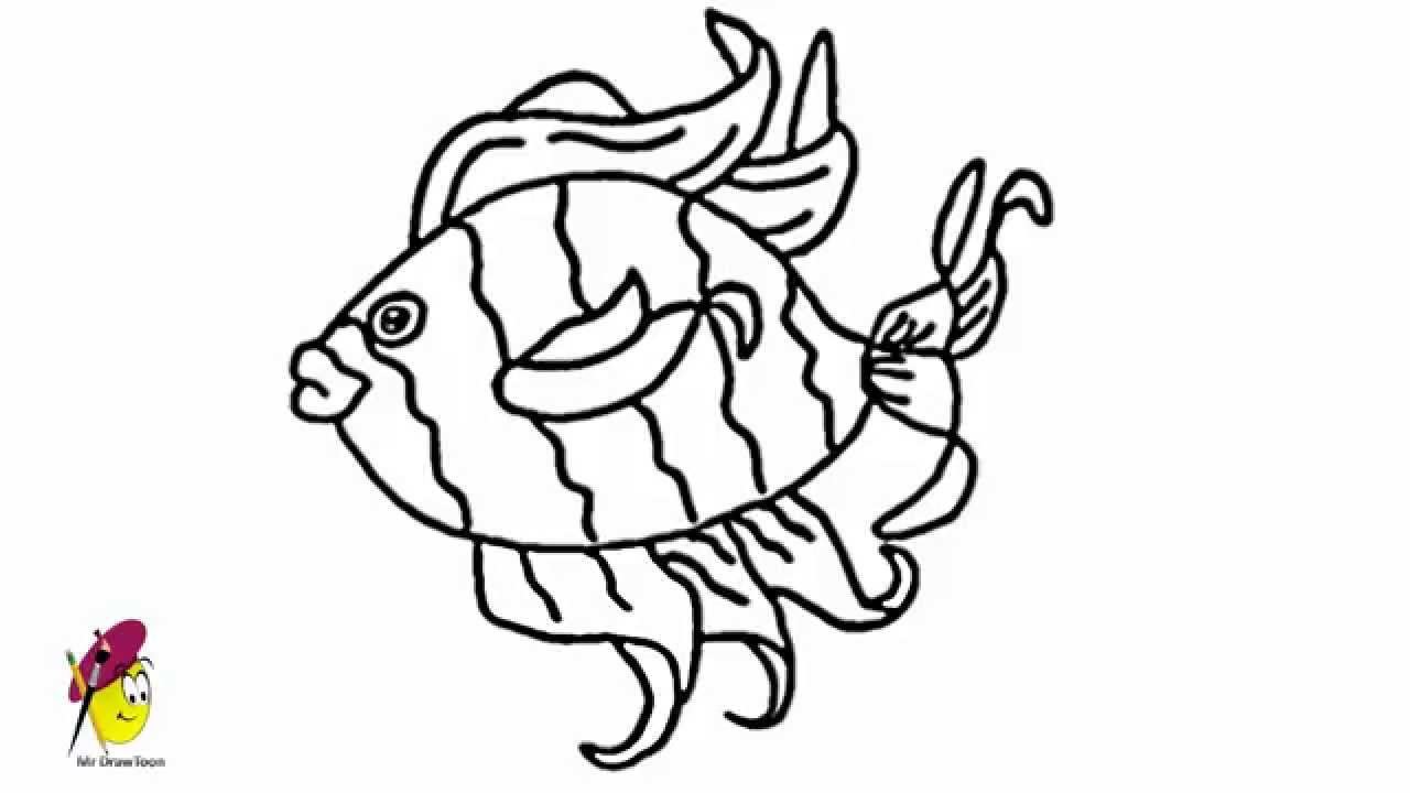 1280x720 Tropical Fish - Tropical Fish Drawing