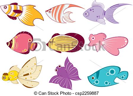 450x324 Verious Tropical Fish Pattern - Tropical Fish Drawing