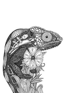 212x300 Tropical Flower Drawings Fine Art America - Tropical Flower Drawing