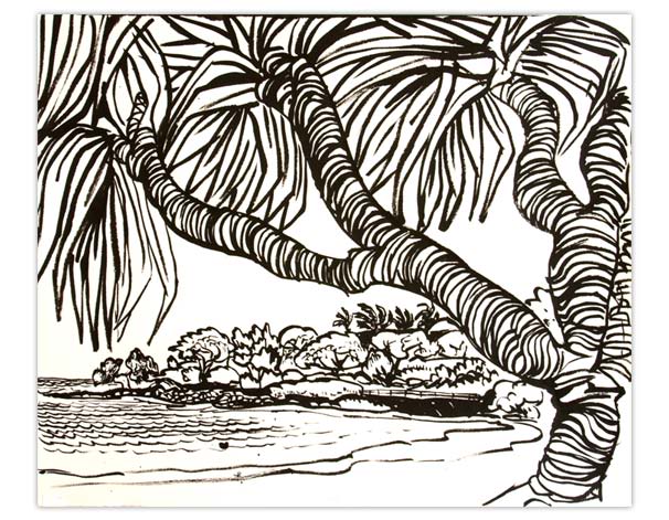 606x471 Miron's Blog Oh Happy Day! - Tropical Tree Drawing