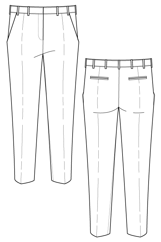 Trouser Sketch at PaintingValley.com | Explore collection of Trouser Sketch