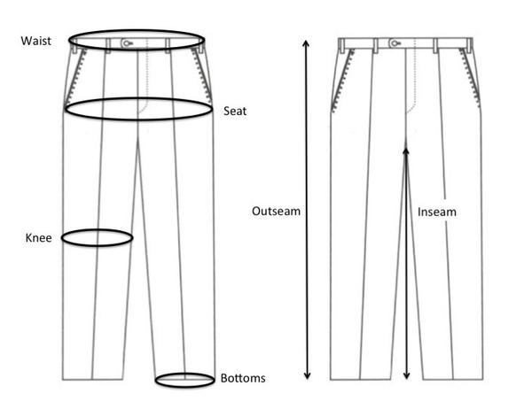 600x462 slim fit flannel trousers - Trousers Drawing