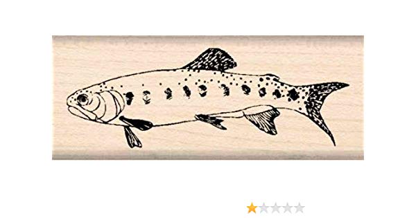 600x315 Stamps - Trout Fish Drawing