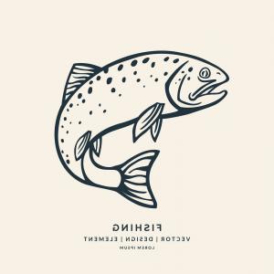 300x300 Best Trout Fish Illustration Vector Drawing Soidergi - Trout Fish Drawing