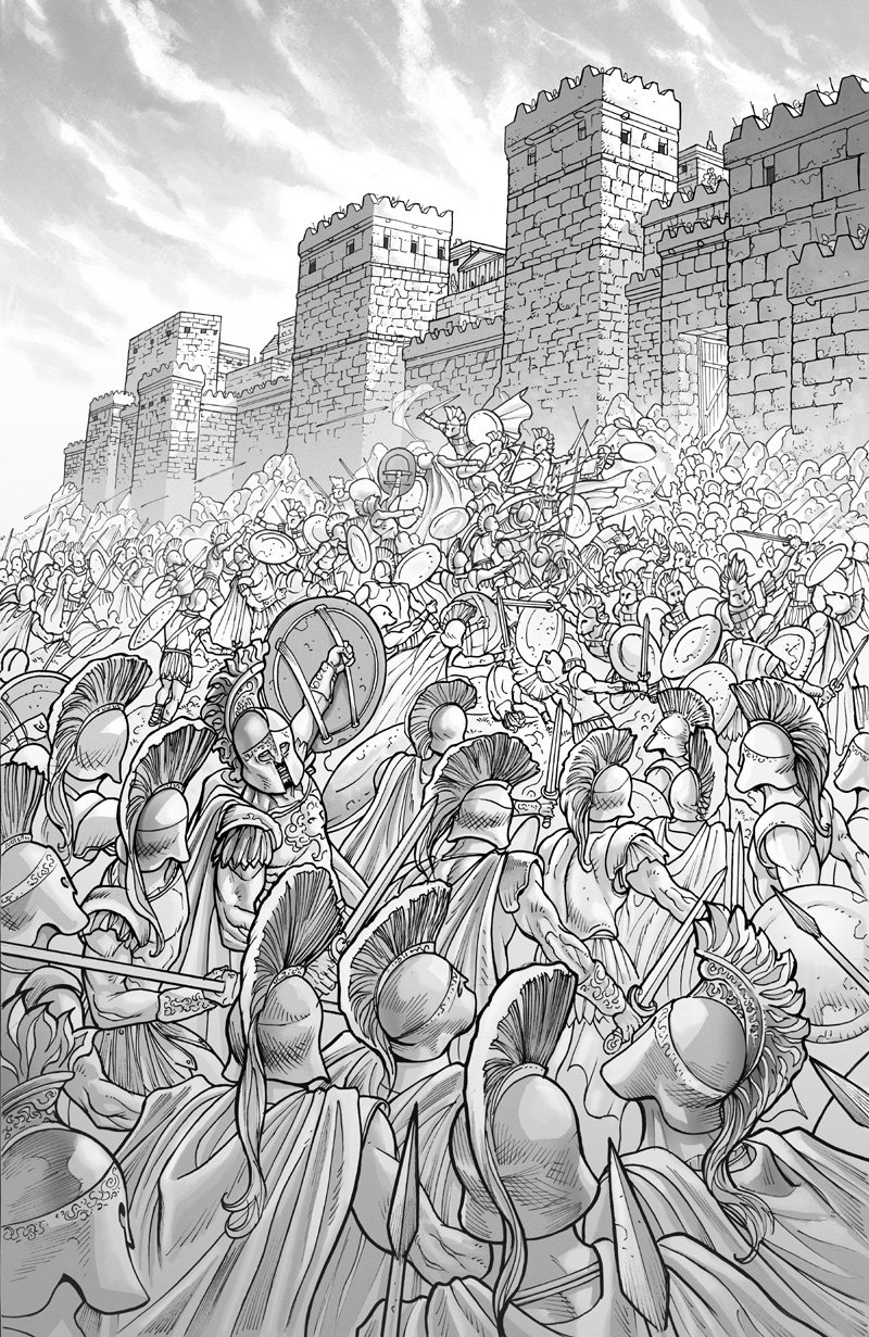 Иллюстрация к Троянской войне