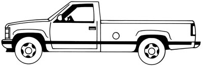 400x130 How To Draw A Pickup Truck Howstuffworks - Truck Drawing