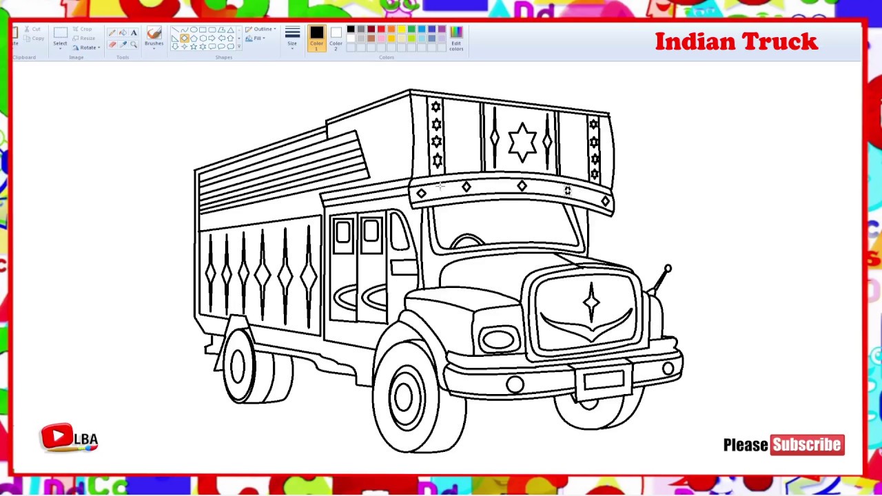 Truck Drawing at Explore collection of Truck Drawing