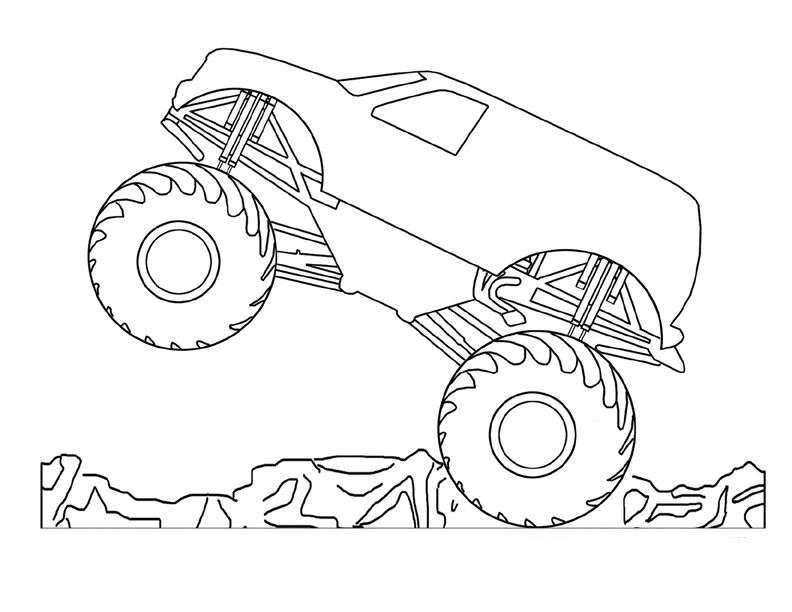 792x612 free monster truck coloring pages inspirational blaze monster - Truck Drawing For Kids