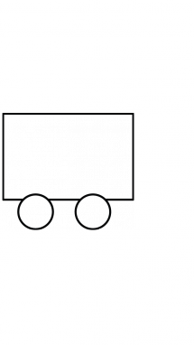 215x382 how to draw a truck, transportation, vehicles, easy step - Truck Drawing For Kids