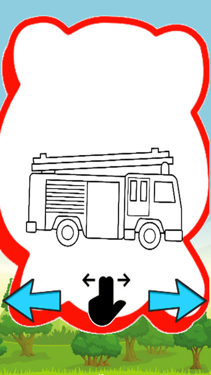 422x750 Drawing And Paint Fire Truck Games Coloring - Truck Drawing Games