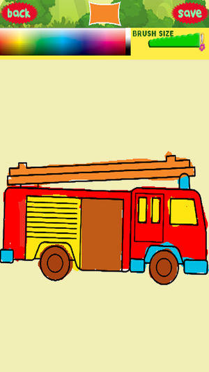 300x533 Drawing And Paint Fire Truck Games Coloring On The App Store - Truck Drawing Games