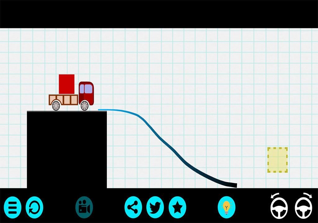 1024x720 games like puzzle physics truck on games like - Truck Drawing Games
