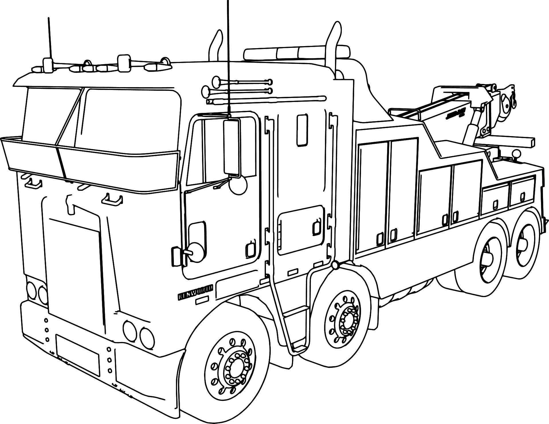 1916x1480 Garbage Truck Coloring - Truck Drawing Games
