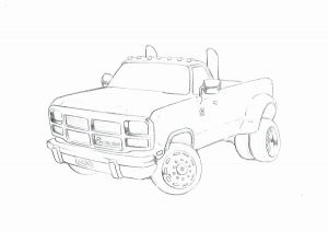 300x211 Garbage Truck Coloring Pages Free New Old Trucks Coloring Pages - Truck Drawing Games