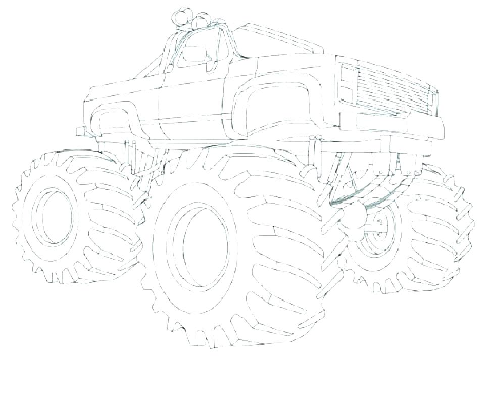 960x792 monster truck coloring pages grave digger to print out pdf games - Truck Drawing Games