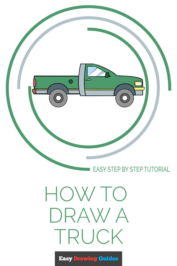 600x900 How To Draw A Truck Really Easy Drawing Tutorial - Truck Drawing Images
