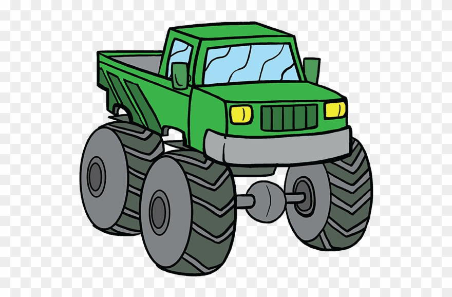 880x578 volkswagen drawing monster truck - Truck Drawing Images