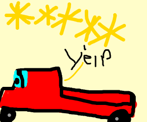 300x250 star truck driver drawing - Truck Driver Drawing