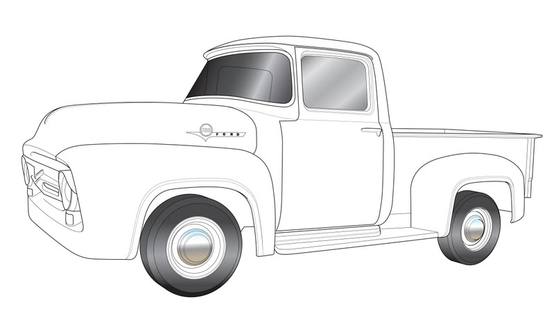 799x449 Ford Truck Line Drawings - Truck Line Drawing