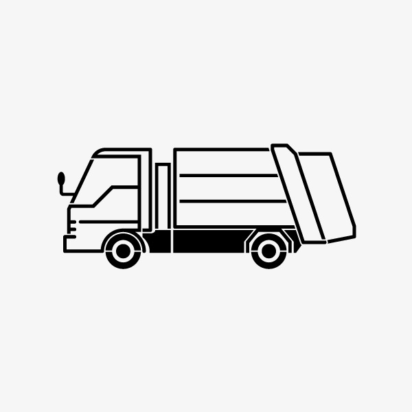 600x600 car,truck,truck line drawing, car vector, truck vector, line - Truck Line Drawing