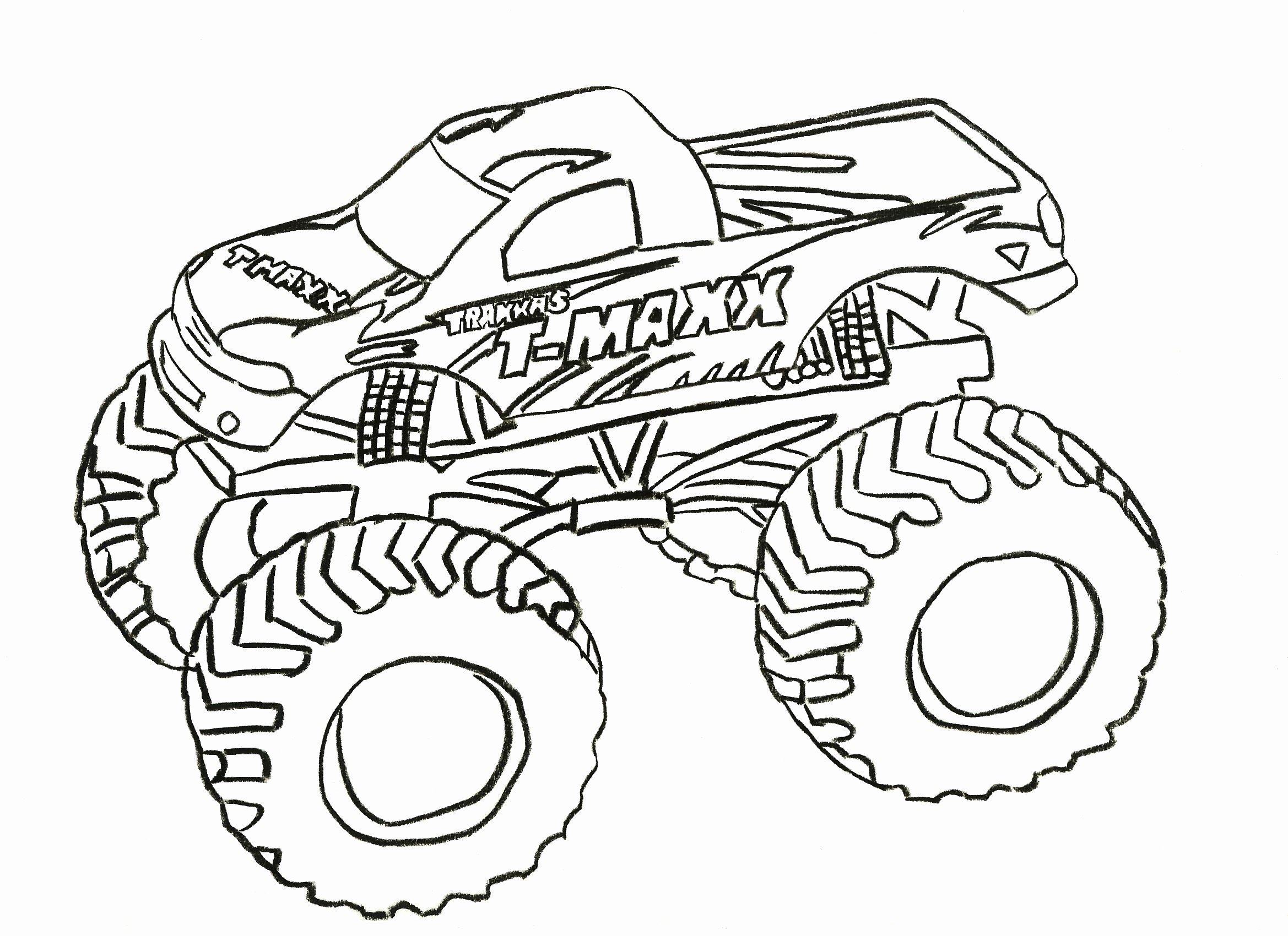 Truck Outline Drawing at PaintingValley.com | Explore collection of ...