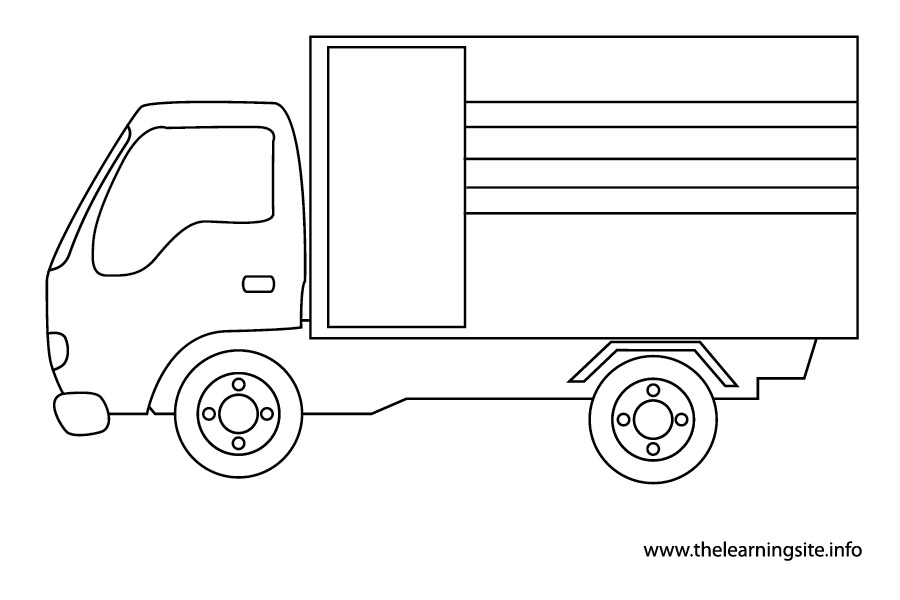 900x600 Outline Drawing Truck For Free Download - Truck Outline Drawing