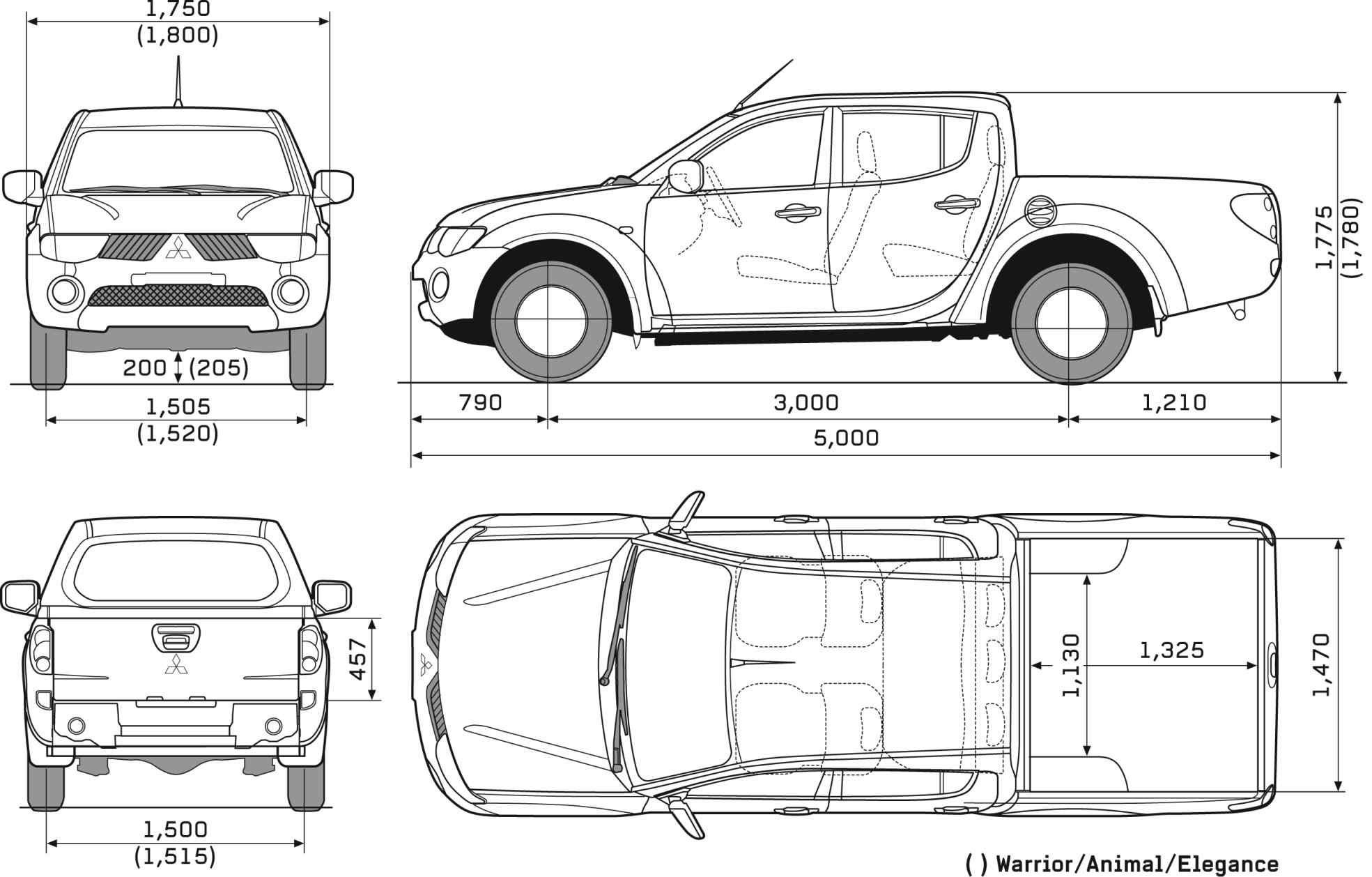 1969x1258 How To Draw An F Ford Step - Truck Outline Drawing