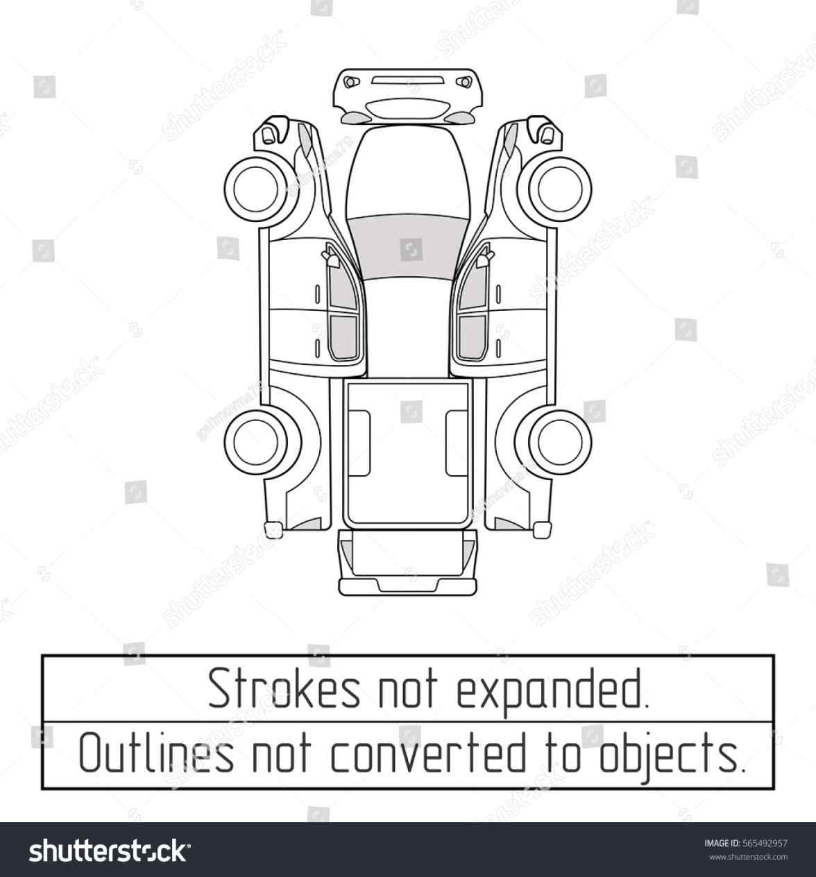 1176x1264 rhshutterstockcom stock pickup truck outline drawing vector - Truck Outline Drawing