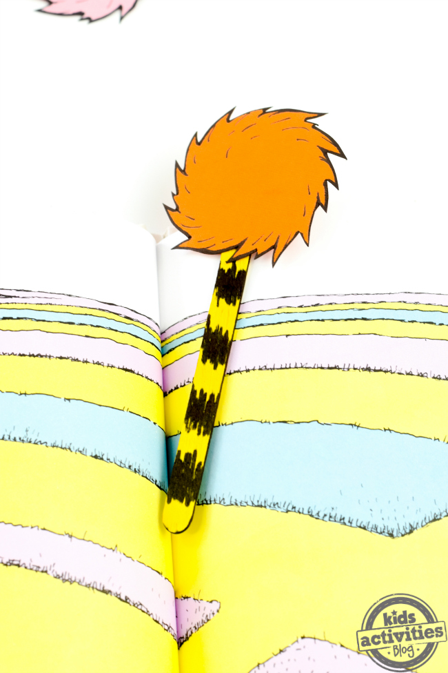 650x975 Truffula Tree Bookmarks Easy Bookmarks For Kids - Truffula Tree Drawing