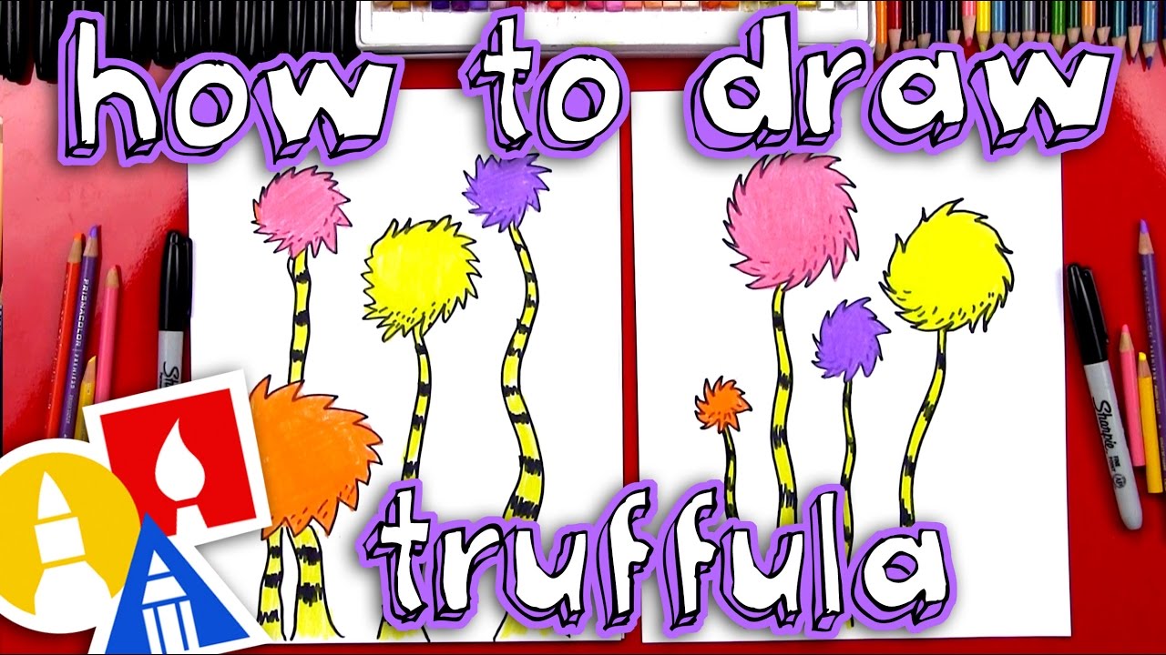 1280x720 How To Draw A Truffula Tree - Truffula Tree Drawing