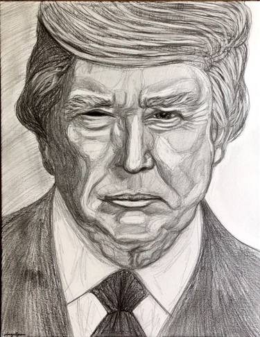 375x486 donald trump drawing - Trump Drawing