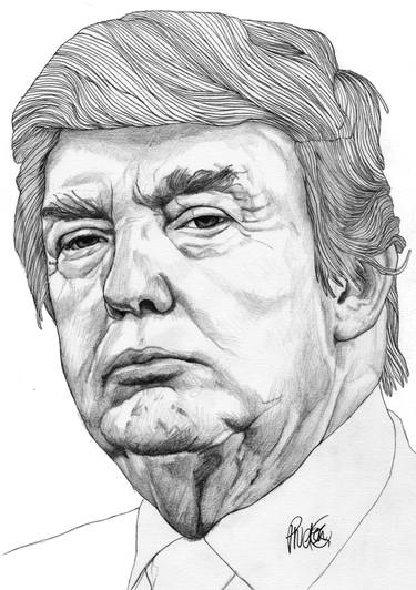 375x532 donald trump drawing - Trump Drawing