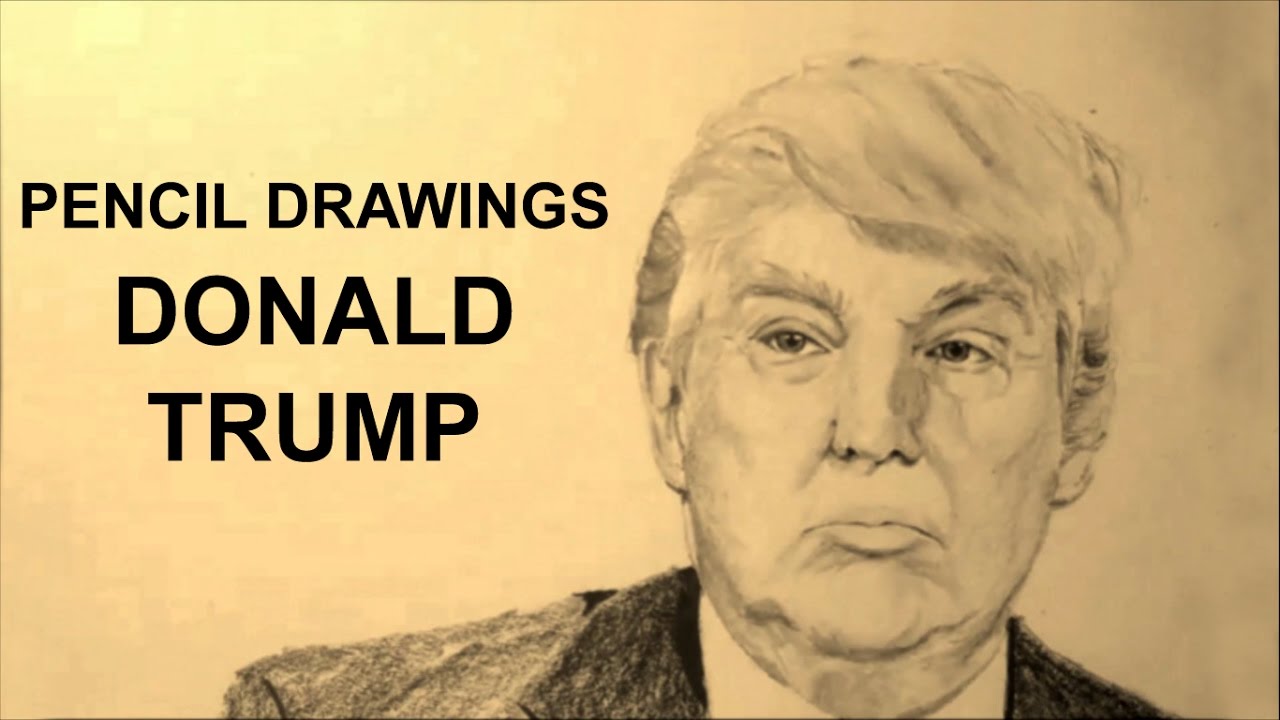 1280x720 pencil drawings how to draw realistic donald trump - Trump Drawing