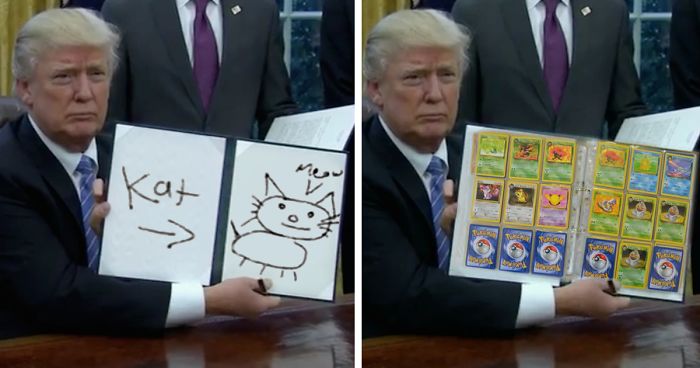 700x368 the internet is hilariously trolling trump's executive orders - Trump Drawing Gif