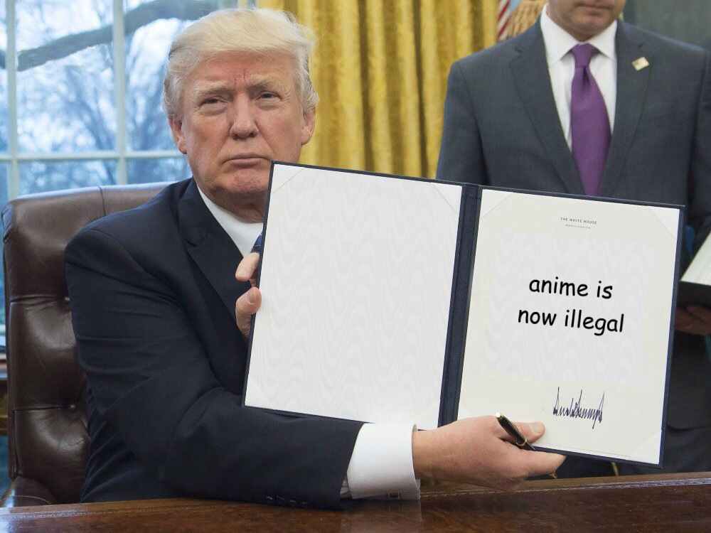 1000x750 trump's first order of business know your meme - Trump Drawing Gif