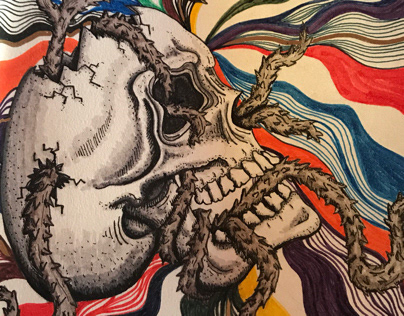 404x316 trump drool gif on behance - Trump Drawing Gif