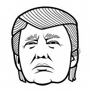 Trump Line Drawing at PaintingValley.com | Explore collection of Trump ...