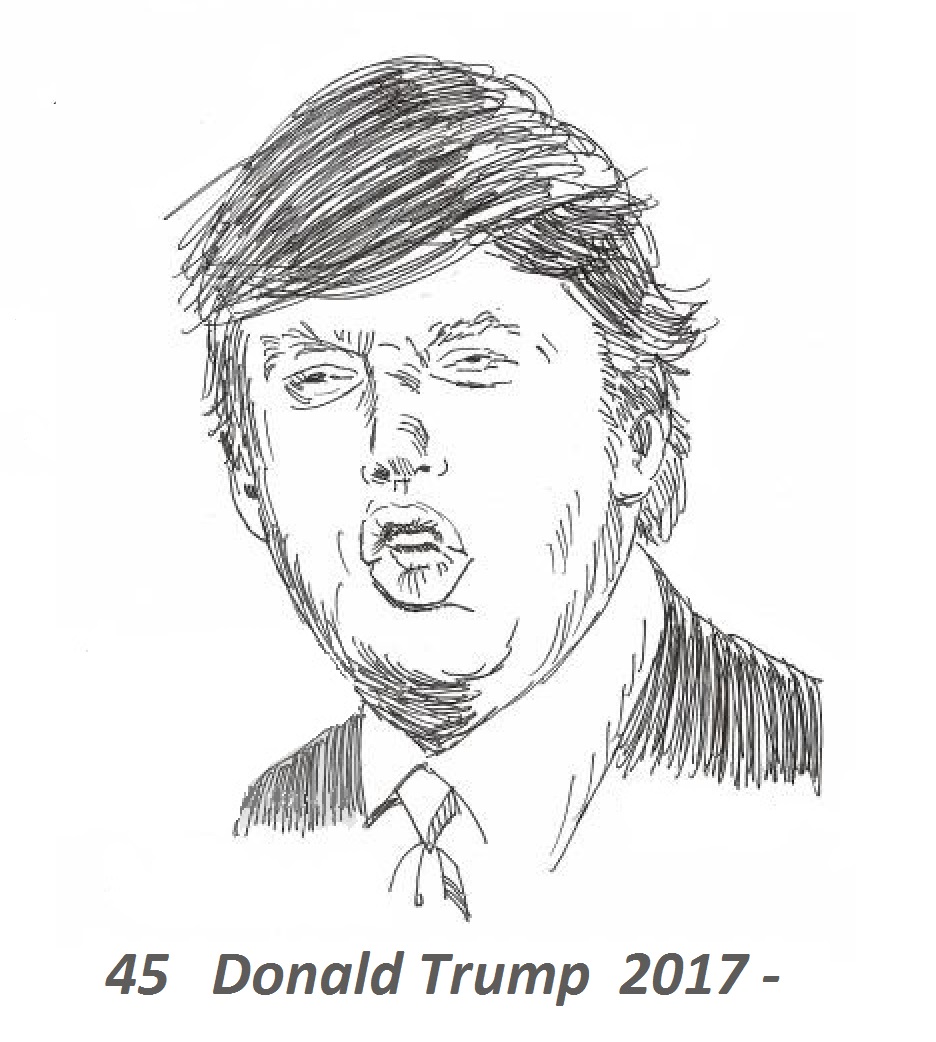 936x1042 trump - Trump Line Drawing