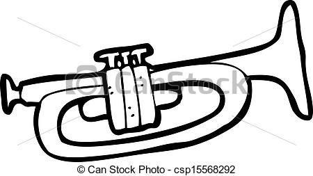 450x253 Vector - Trumpet Cartoon Drawing