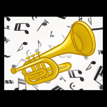 350x350 How To Draw A Trumpet, Step - Trumpet Drawing For Kids