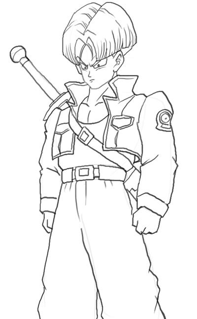 400x648 How To Draw Trunks - Trunks Drawing