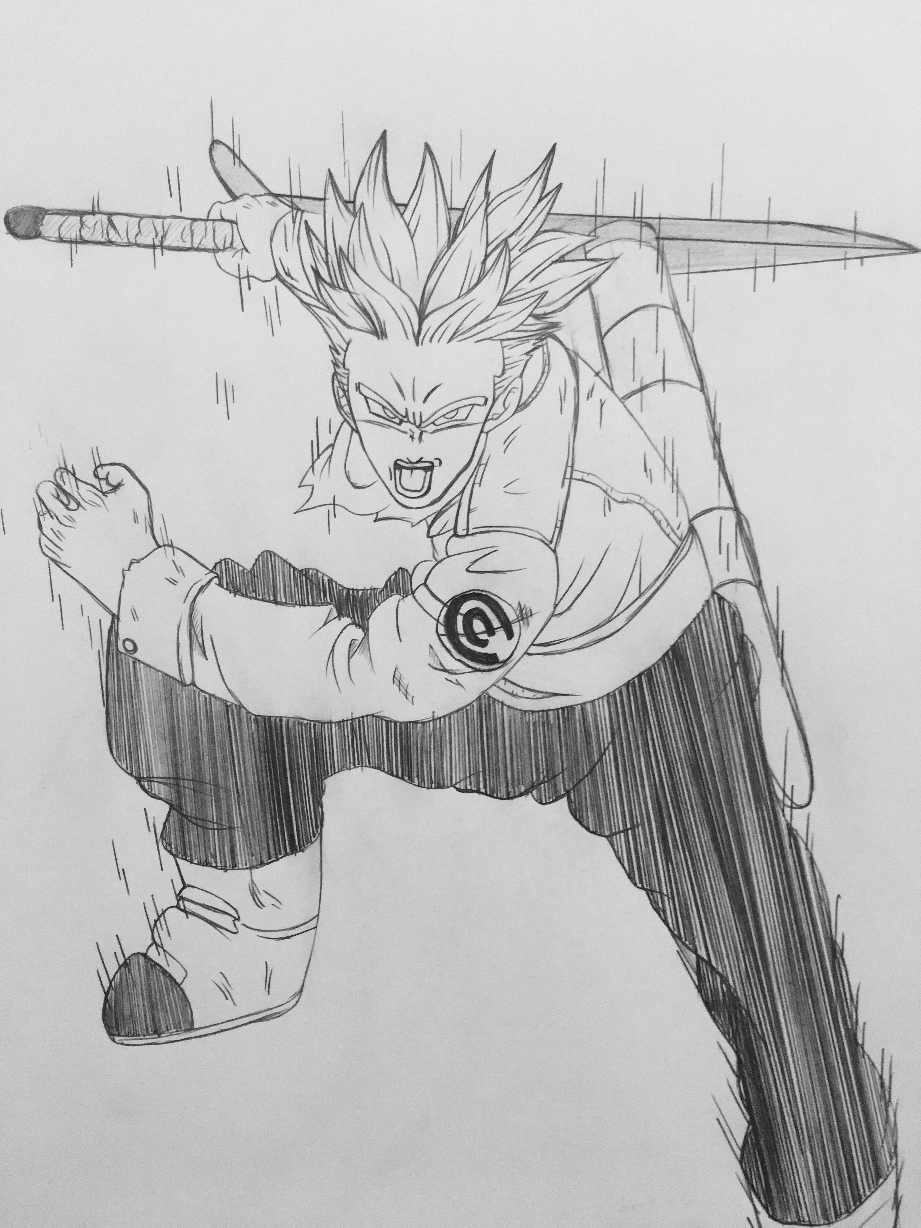 3024x4032 My Future Trunks Drawing - Trunks Drawing