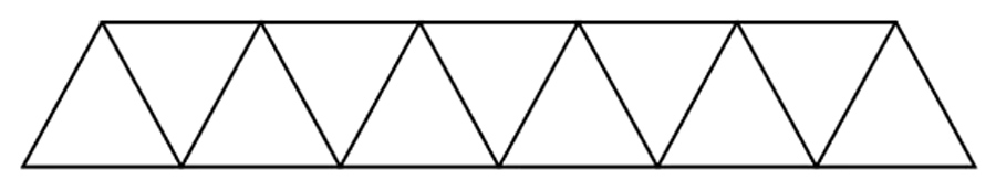 900x172 Meridian Street Bridge - Truss Bridge Drawing