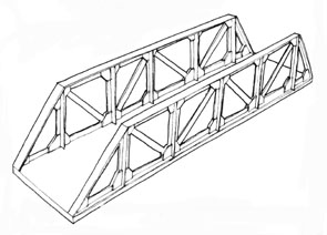 Truss Bridge Drawing at PaintingValley.com | Explore collection of ...