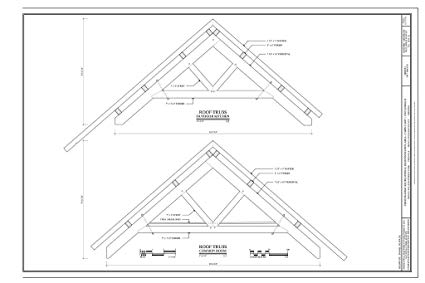 Truss Drawing at PaintingValley.com | Explore collection of Truss Drawing