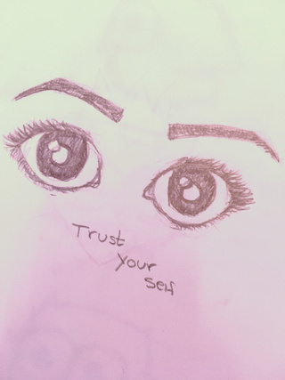 320x427 trust your self - Trust Drawing