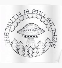 210x230 the truth is out there drawing posters redbubble - Truth Drawing