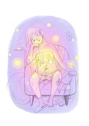 300x425 this mom's drawing reveals an undeniable truth about pumping fit - Truth Drawing