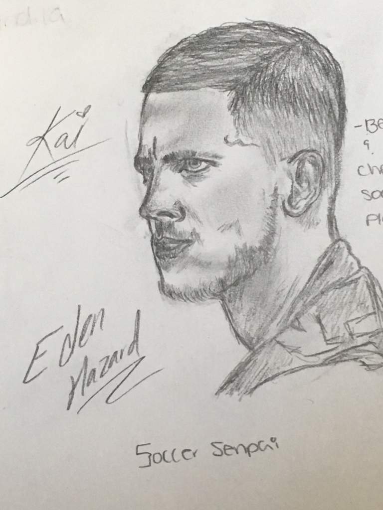 768x1024 I Try Drawing Eden Hazard For The Time Art Amino - Try Drawing