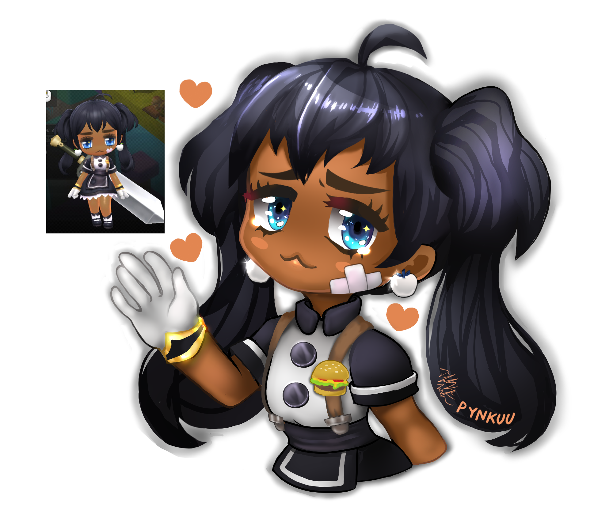 2000x1655 I Wanted To Try Drawing My Character In The Maplestory Art Style - Try Drawing